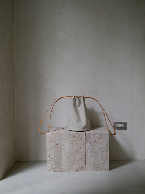 Woven drawstring Bucket Bag - 52 GAGE