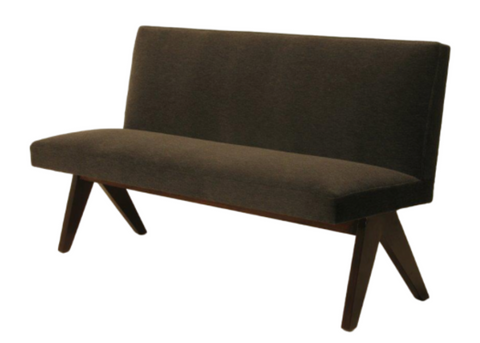 Jeanneret Dark Grey Alpaca Banquette