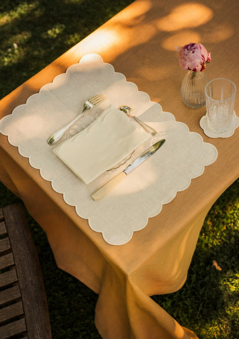 TOMETE Linen Placemats - 52 GAGE