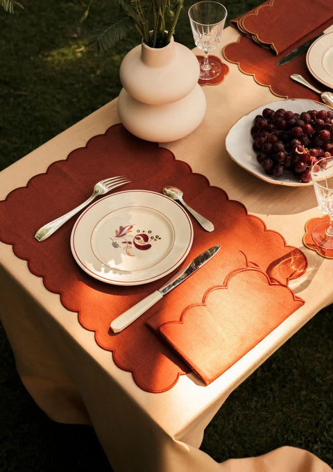 TOMETE Linen Placemats - 52 GAGE