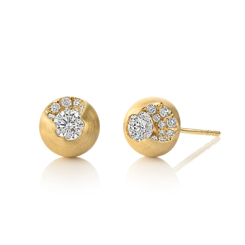 WILD COAST SPHERE FLOATING STUD EARRINGS