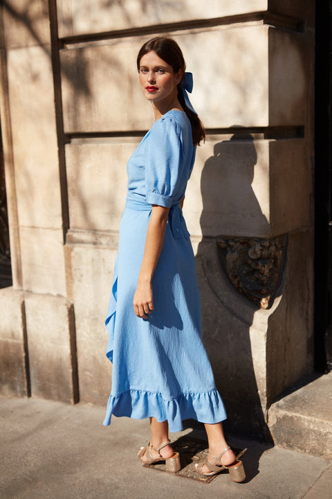 BABY BLUE PILAR DRESS