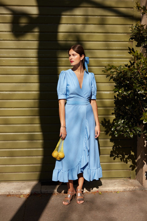 BABY BLUE PILAR DRESS