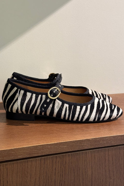 BILLIE BALLERINAS SHOES ZEBRAS