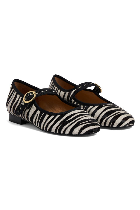 BILLIE BALLERINAS SHOES ZEBRAS