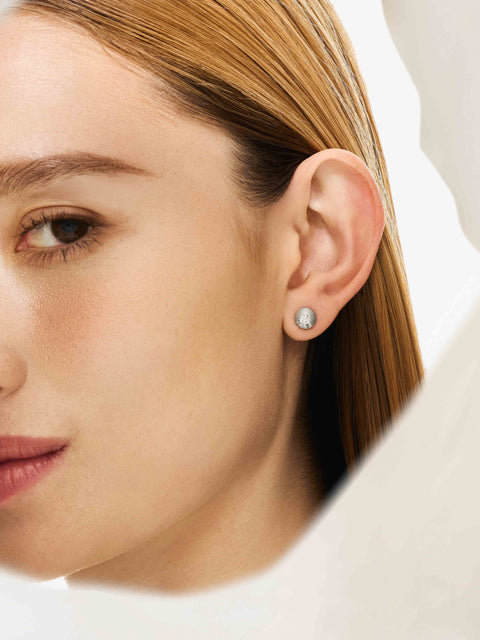WILD COAST SPHERE FLOATING STUD EARRINGS