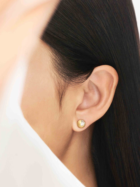 WILD COAST SPHERE FLOATING STUD EARRINGS