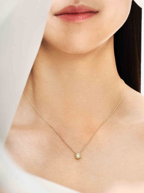 WILD COAST SPHERE FLOATING STUD NECKLACE