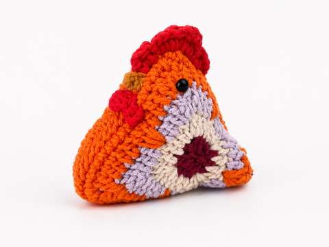 Crochet Lucky Chicken Rooster Big Rico 🐓✨