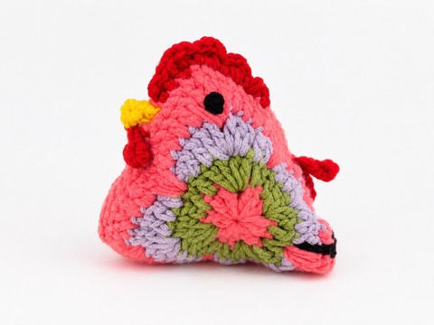 Crochet Lucky Chicken Rooster Big Rico 🐓✨