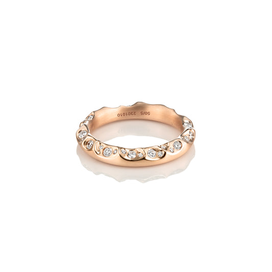Eternity Fully paved Rose Gold