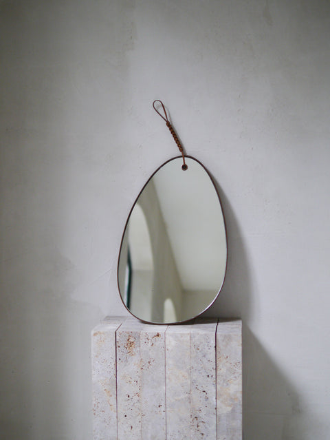 Kamaro'an Woven Pebble Mirror - handcrafted Taiwanese home accessory Hong Kong | 52 GAGE