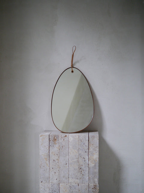 Kamaro'an Woven Pebble Mirror - handcrafted Taiwanese home accessory Hong Kong | 52 GAGE