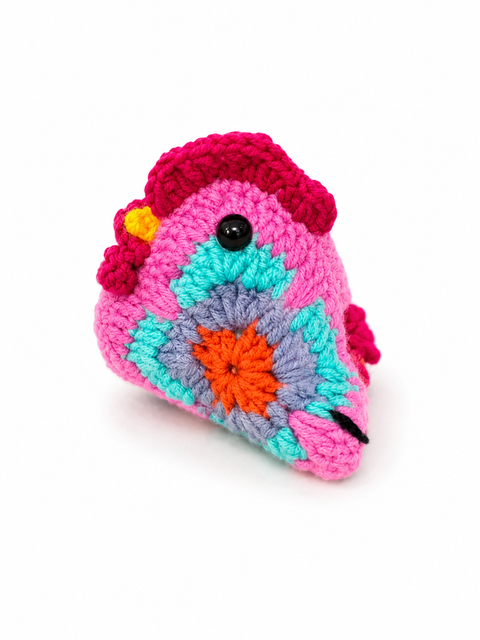 Crochet Lucky Chicken Rooster Small Coco 🐓✨