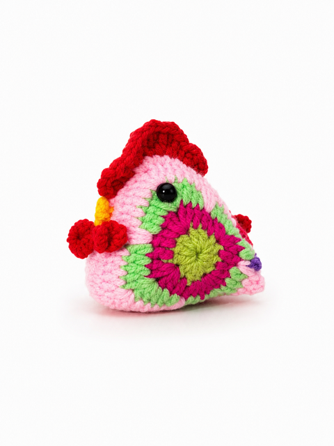 Crochet Lucky Chicken Rooster Small Coco 🐓✨