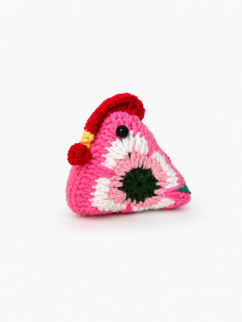 Crochet Lucky Chicken Rooster Small Coco 🐓✨