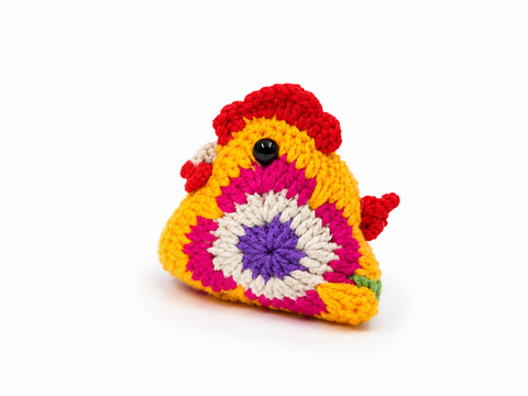 Crochet Lucky Chicken Rooster Small Coco 🐓✨