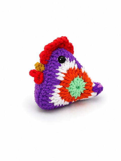 Crochet Lucky Chicken Rooster Small Coco 🐓✨