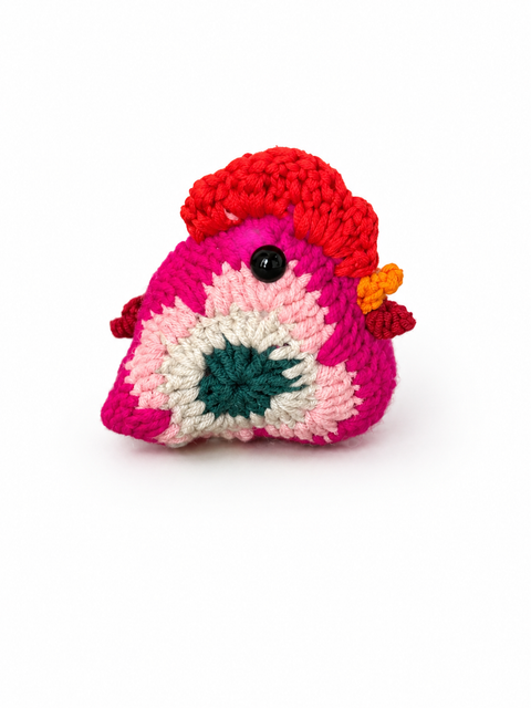 Crochet Lucky Chicken Rooster Small Coco 🐓✨