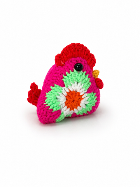 Crochet Lucky Chicken Rooster Small Coco 🐓✨
