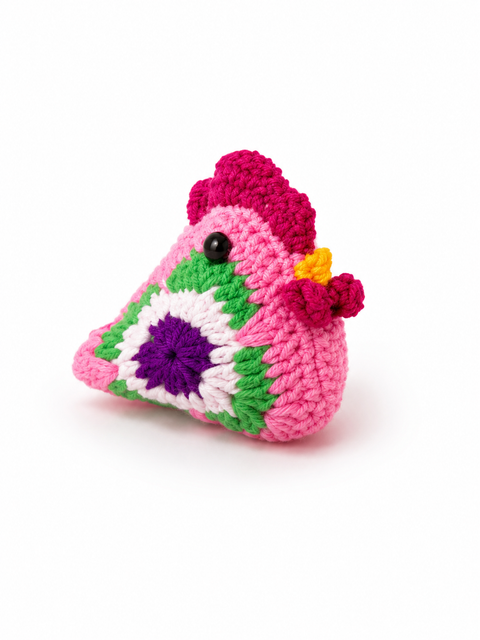 Crochet Lucky Chicken Rooster Small Coco 🐓✨