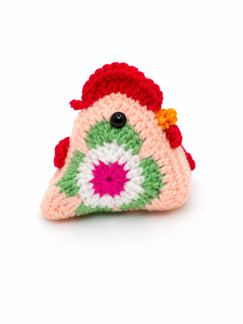 Crochet Lucky Chicken Rooster Small Coco 🐓✨