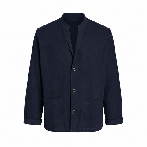 Les Vilains Parisiens Slack Linen Jacket - independent French fashion designer Hong Kong | 52 GAGE