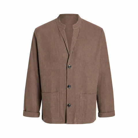 Les Vilains Parisiens Slack Linen Jacket - independent French fashion designer Hong Kong | 52 GAGE