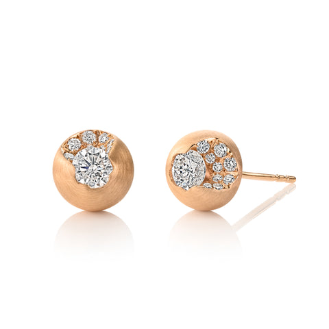 WILD COAST SPHERE FLOATING STUD EARRINGS