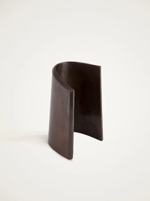 Fold Bookend in Brass