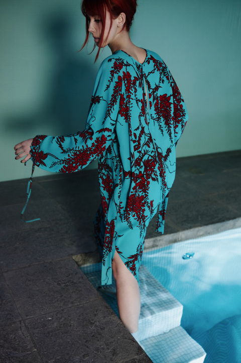 Katerin Theys Deborah in Blue Red Wisteria - Collection 13 SS26