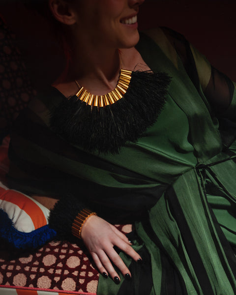 Katerin Theys Atlas in Gold And Black - Collection 13 SS26