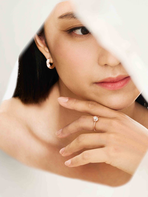 WILD COAST SPHERE FLOATING STUD RING